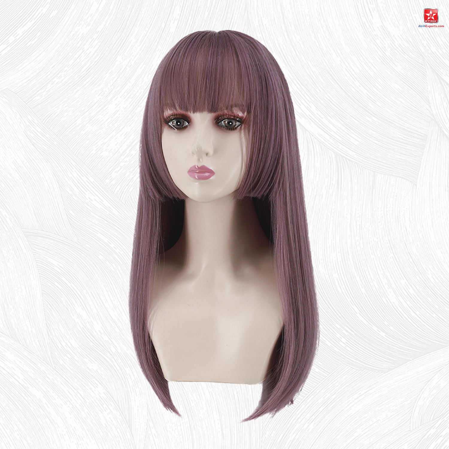 Long Straight Wigs Synthetic Wigs Plum Coloured Wavy Curly Hair Cosplay Hair Wigs for Black Women