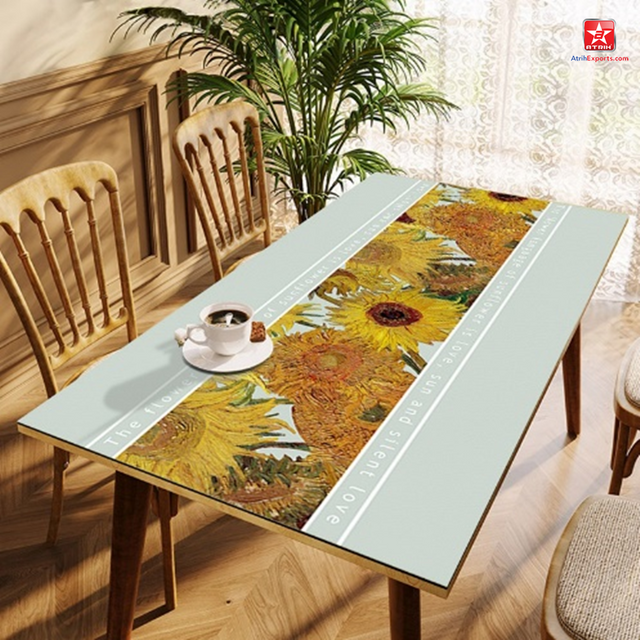 Manteles individuales lavables de vinilo de piel sintética, manteles individuales de PU, lavables, impermeables, para cocina, restaurante, mesa, comedor interior y exterior