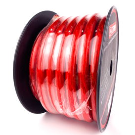 0 Calibre 50ft OFC 100% Cobre Car Audio Cable de alimentación Cable