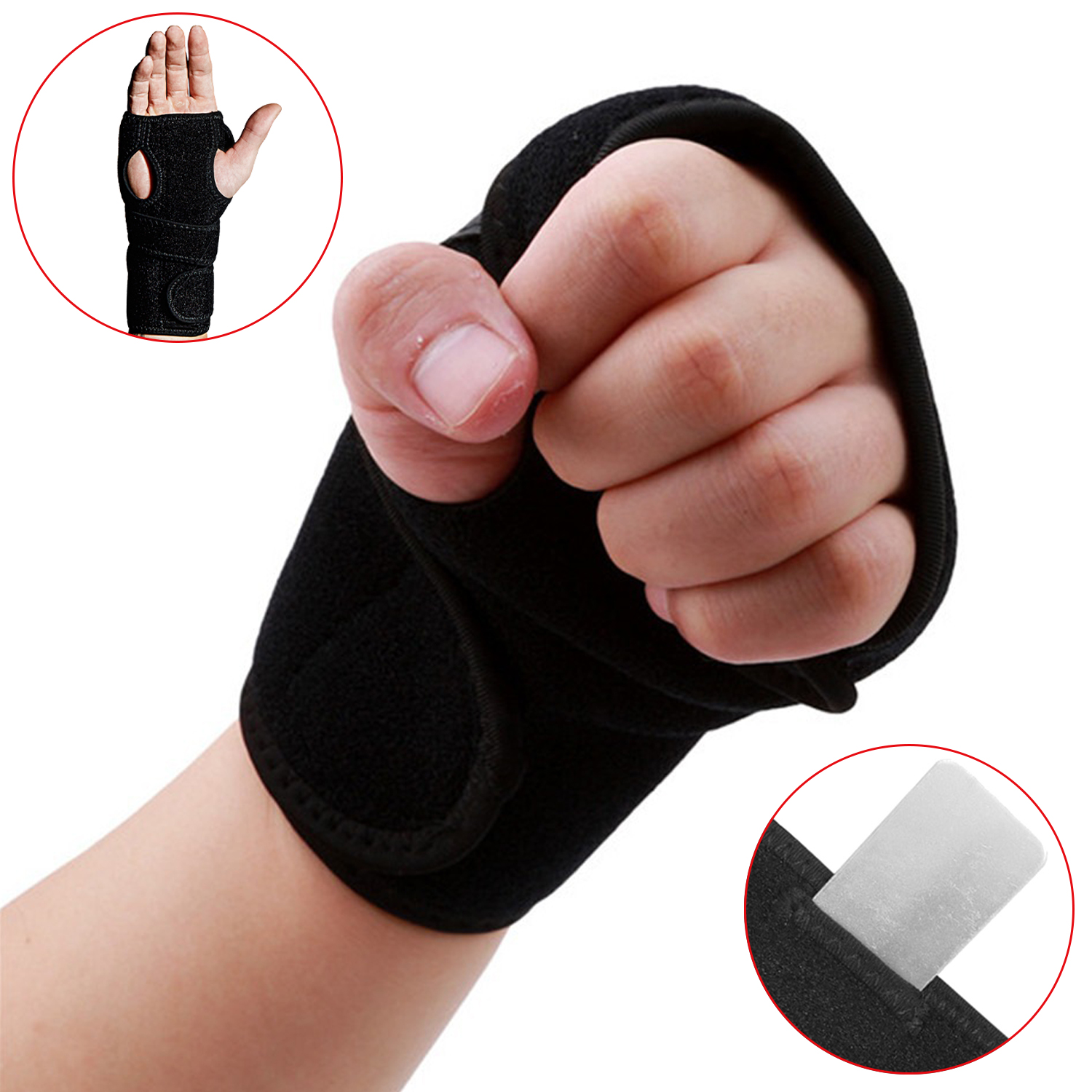 Adjustable Wrist Wraps for Men And Women Lightweight And Breathable Wrist Splint Brace for Sports Supports