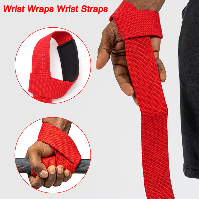Muñequeras Muñequeras para levantamiento de pesas Cross Training Lift Straps Fitness Safty