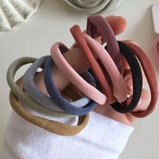 Juego de 20 bandas para el cabello multicolores vibrantes