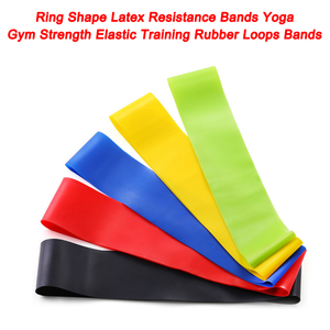 5 Pcs Ring Shape Latex Resistance Bands Yoga Gym Strength Elastic Training Rubber Loops Bands