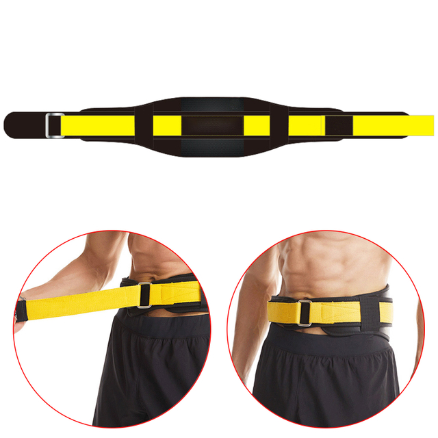 Cinturón de protección de cintura de alta calidad Cinturón de protección Levantamiento de cintura En cuclillas Tirar con fuerza Soporte de entrenamiento Fitness profesional y protección de cintura