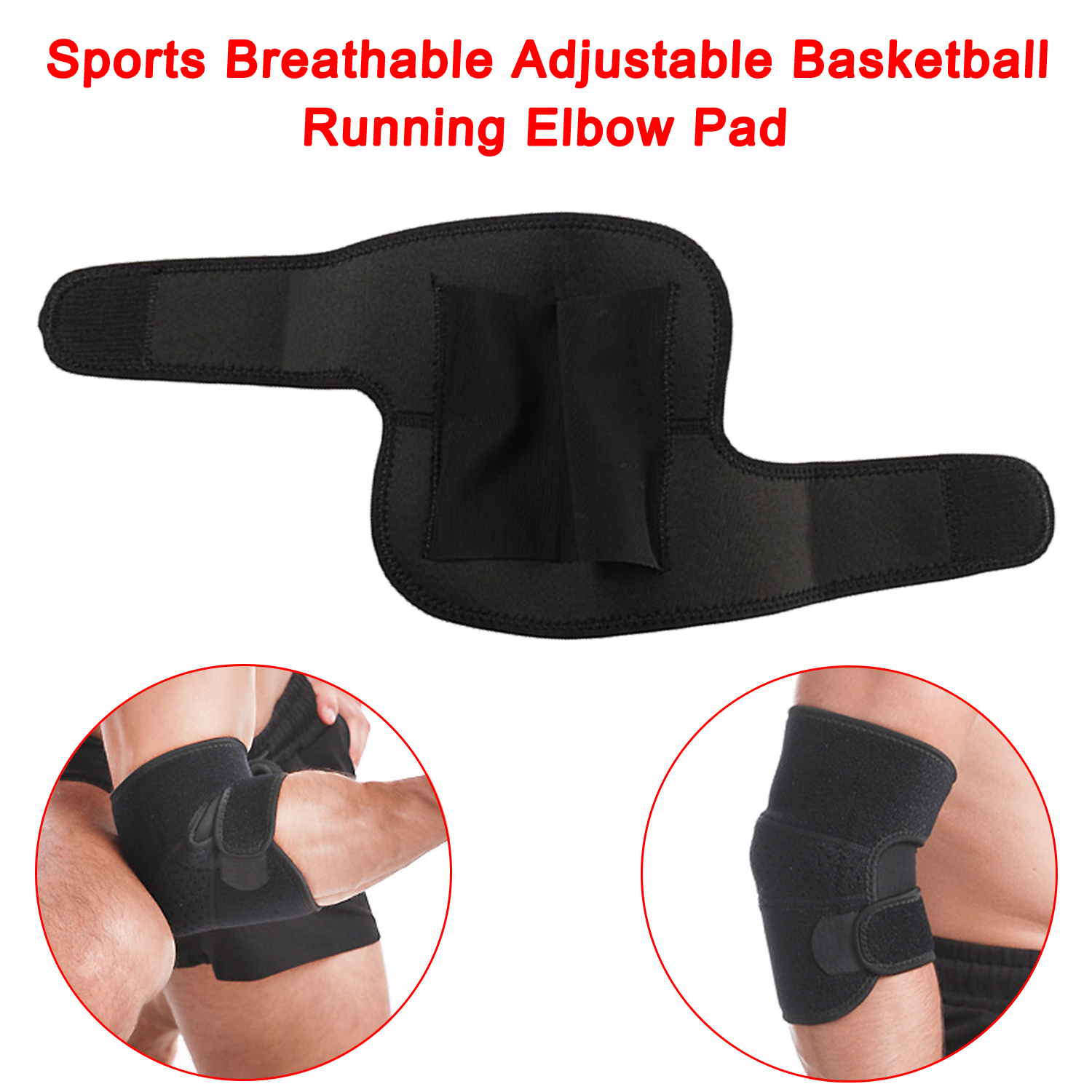 Codera protectora deportiva transpirable ajustable baloncesto correr codera