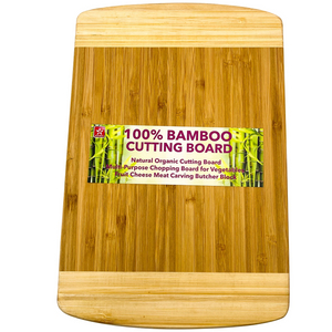 Utensilios de cocina de bambú Tabla de cortar respetuosa con el medio ambiente Tabla de cortar de bloque de carnicero Tabla de cortar de dos tonos de bambú sostenible