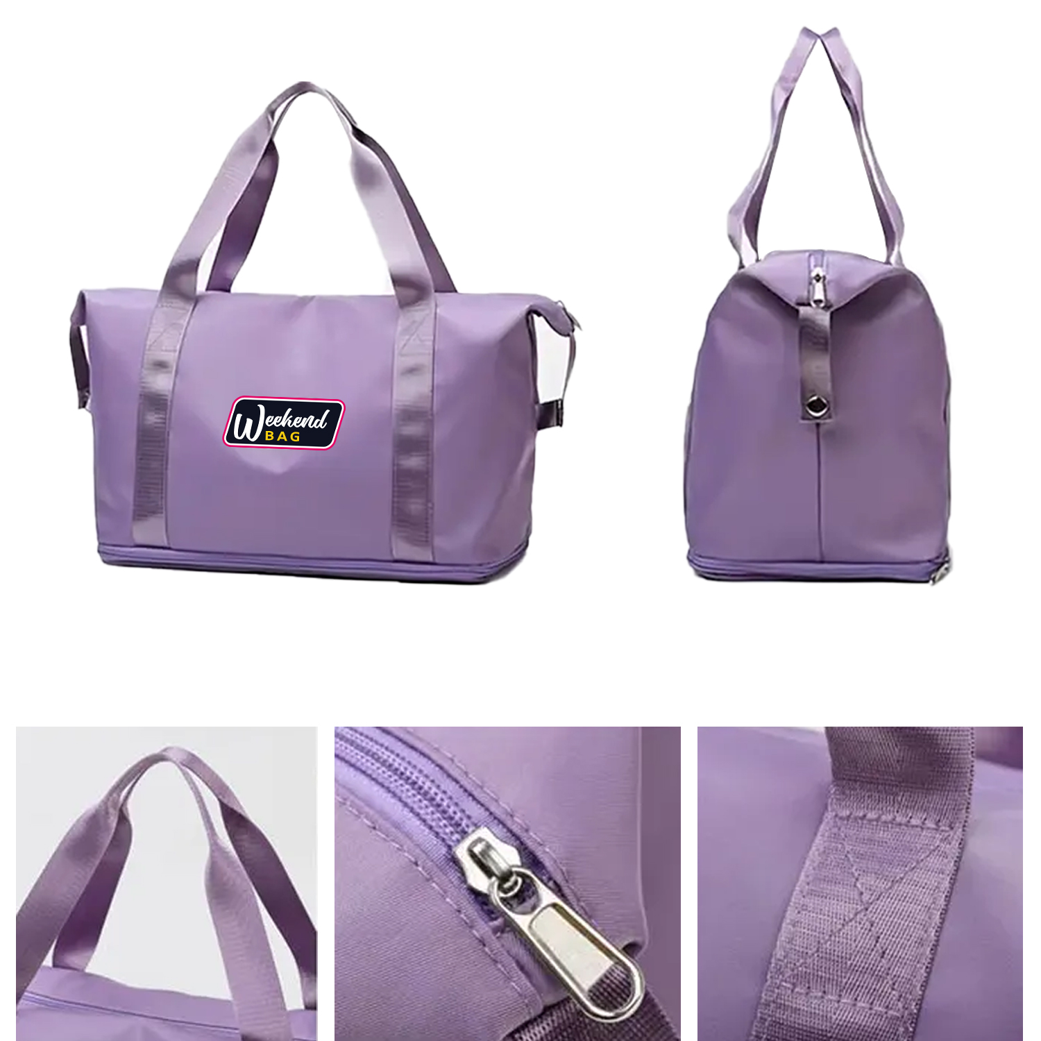 Travel Bag Women Shoulder Bag Quality Casual Handbag Double Zipper Expansion Bag Large Female Bag Fashion New Luggage Bag