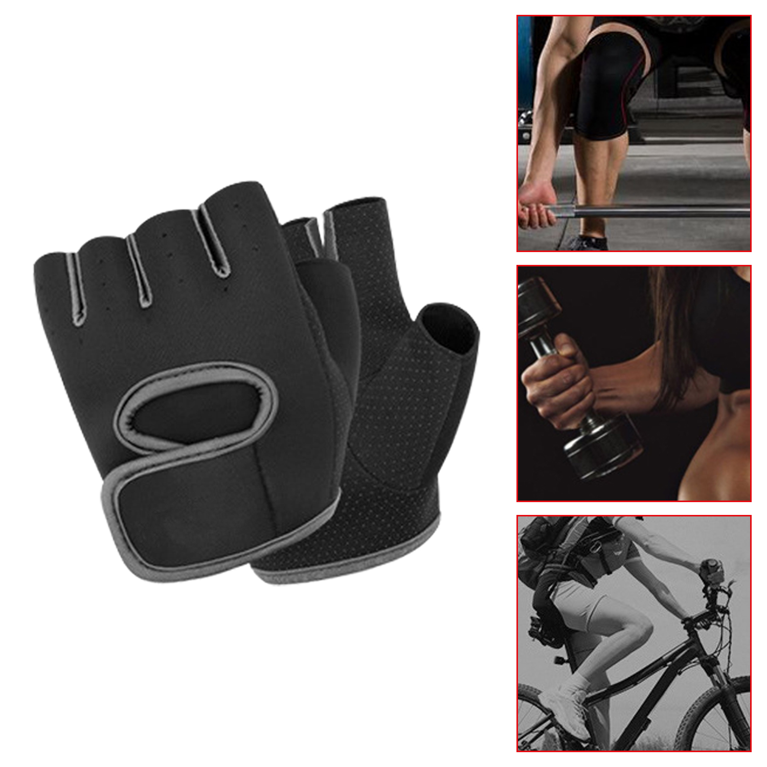 Guantes de entrenamiento Fitness, entrenamiento con pesas ajustable, levantamiento de pesas, culturismo, guantes de Fitness, guantes de mano para gimnasio