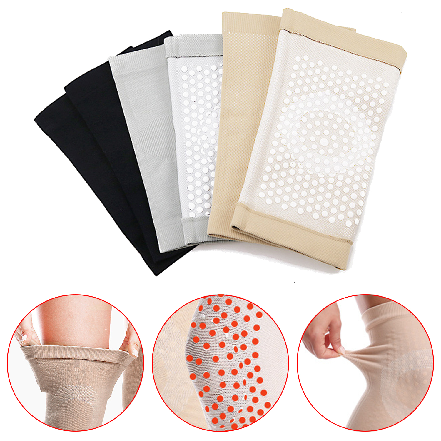 Knee Pads Men And Women Old Men And Old Women Cold Leg Joints Cold-proof Light Breathable Heat-gathering Knee Pads Warm Knee Pads