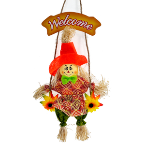 Decoración del patio del espantapájaros de Halloween