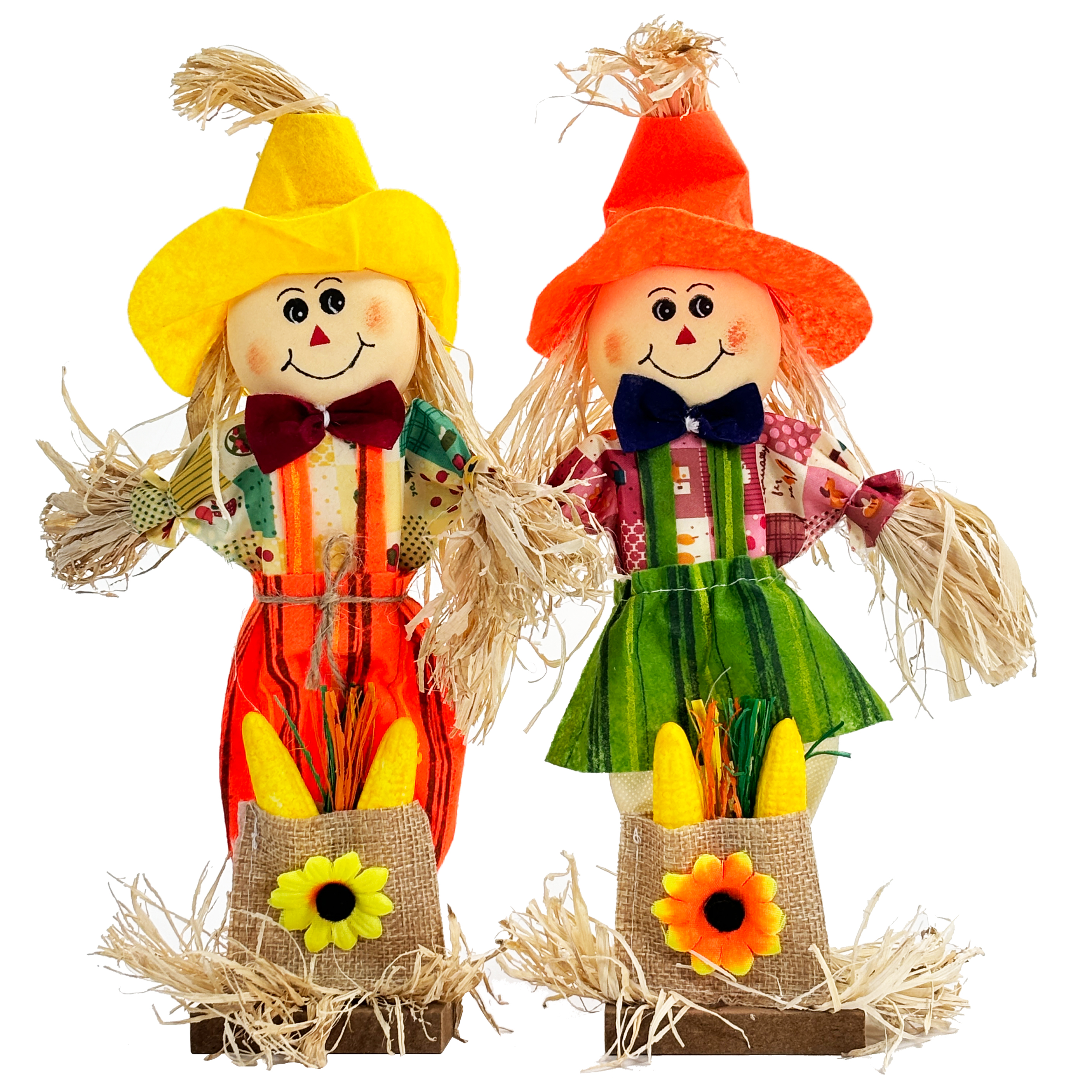 Decoración de espantapájaros de la cosecha de otoño
