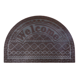 Tapete para puerta en forma de D, tapete para sala de estar, tapete antideslizante de PVC, tapete para puerta de entrada, alfombra