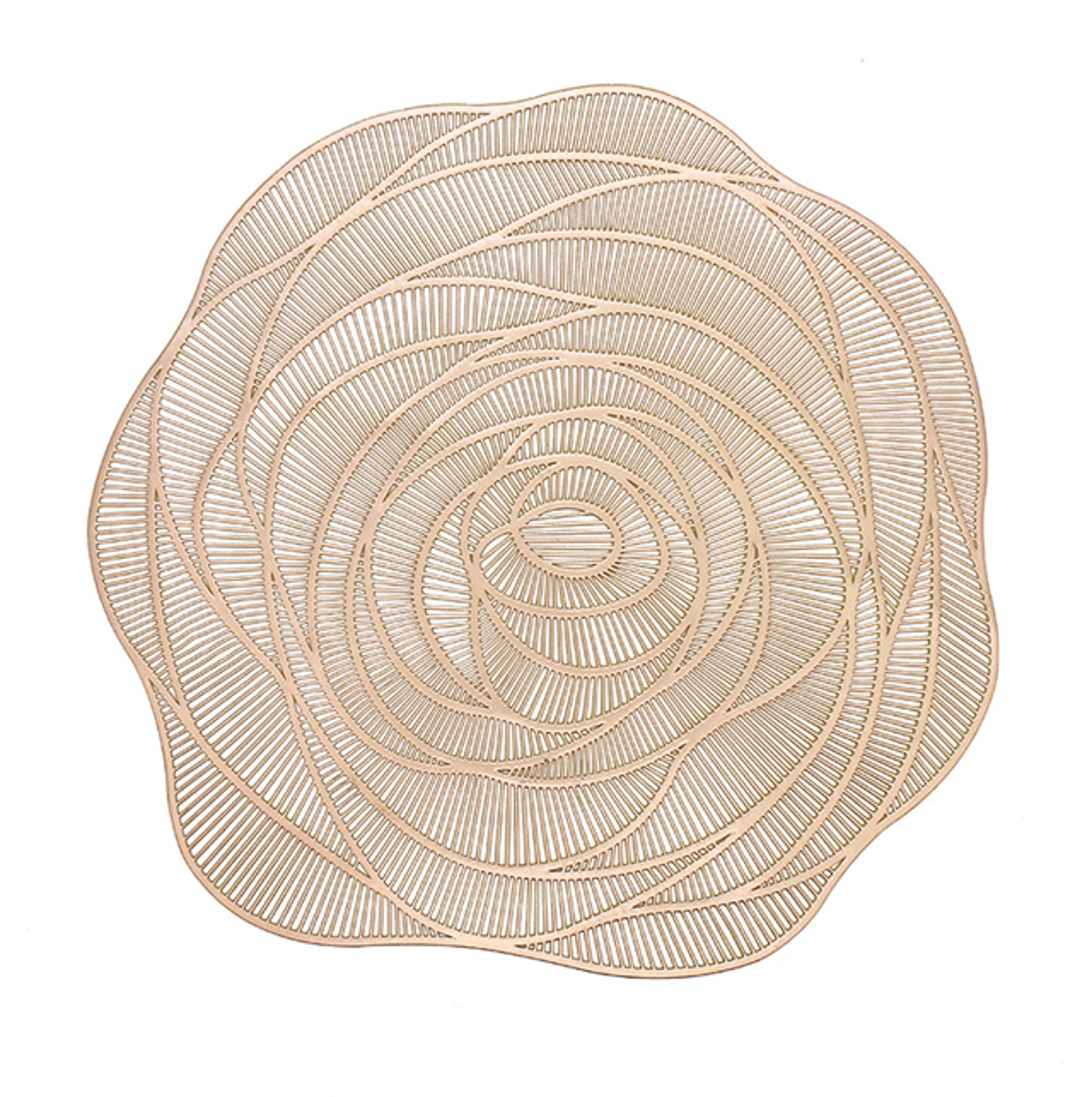 Elegante juego de manteles individuales de PVC: natural, ecológico, antideslizante, fácil de mantener, ideal para cocina, mesa de comedor y fiestas (juego de 4)