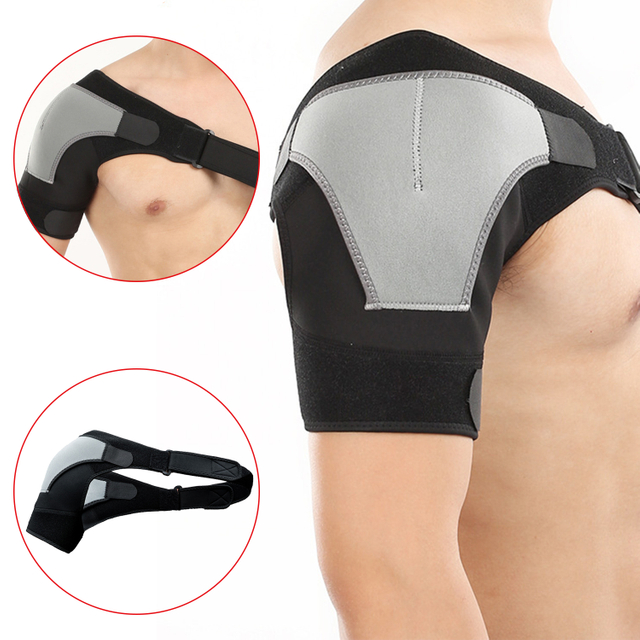 Hombreras deportivas correas ajustables hombreras protectoras para hombres y mujeres con dolor de hombro tenso hombreras