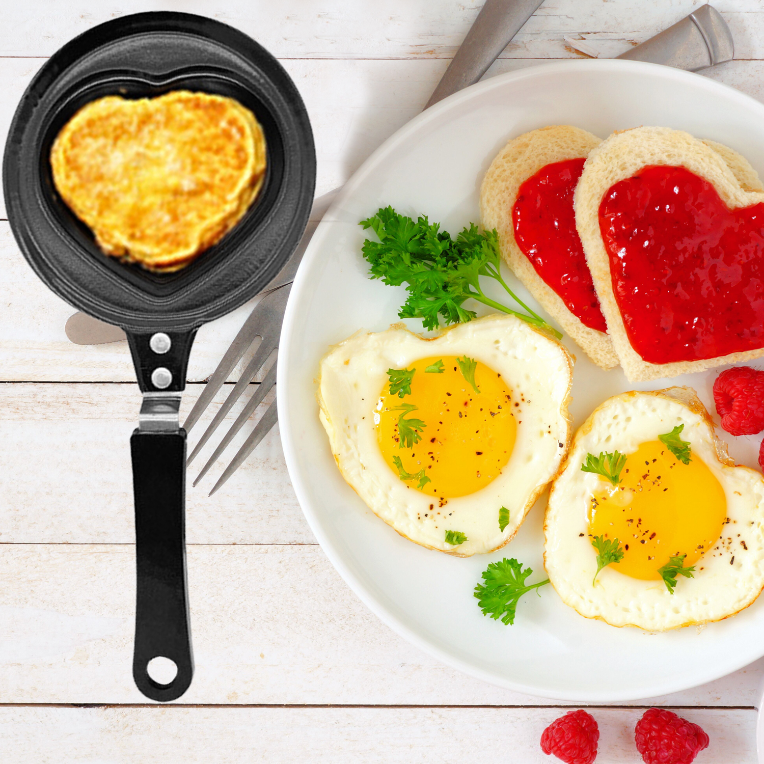 Mini olla antiadherente para freír huevos de desayuno, máquina para hacer tortitas, utensilios de cocina, molde para huevos, molde para tortillas, 1 ud.