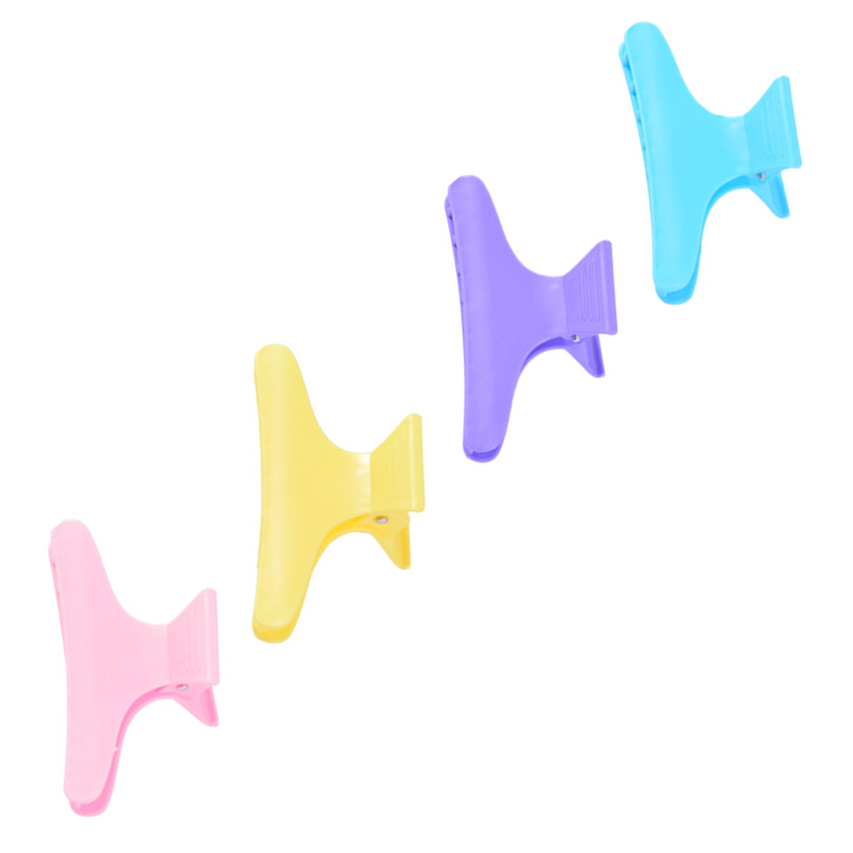 Juego de 4 pinzas para el cabello elegantes y duraderas.