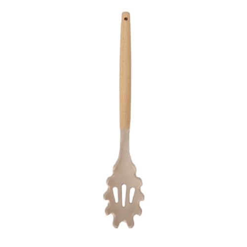 Servidor de pasta de silicona premium con mango de madera