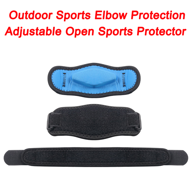 Unisex deportes al aire libre codo protección tenis bádminton transpirable presión ajustable abierto deportes Protector