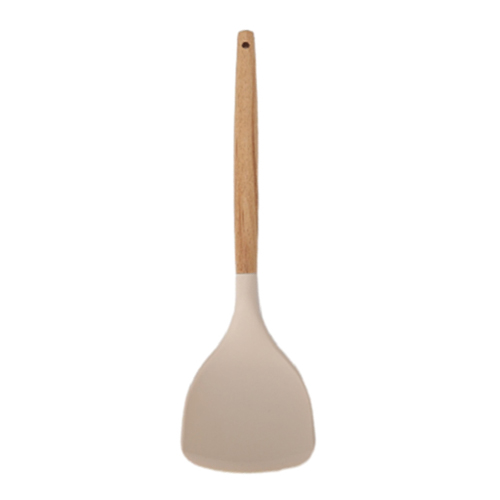 Turner de silicona de alta calidad con mango de madera