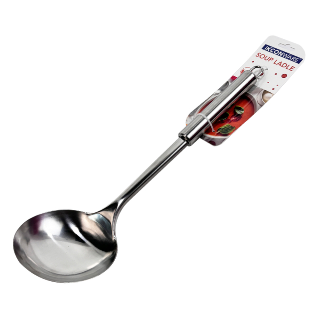 Cucharón de sopa de acero inoxidable