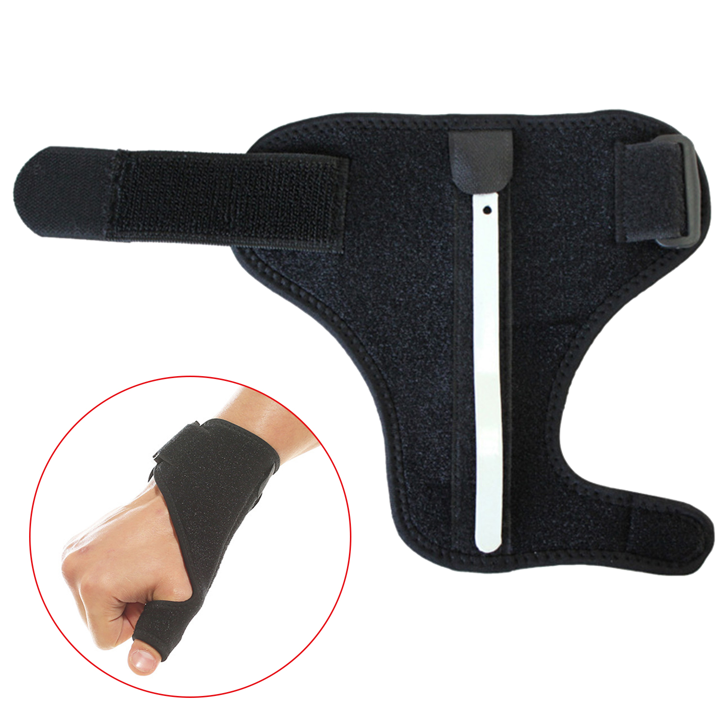 Deporte médico muñeca pulgar mano soporte Protector primavera férula estabilizador artritis túnel carpiano muñeca dedo Brace Guard