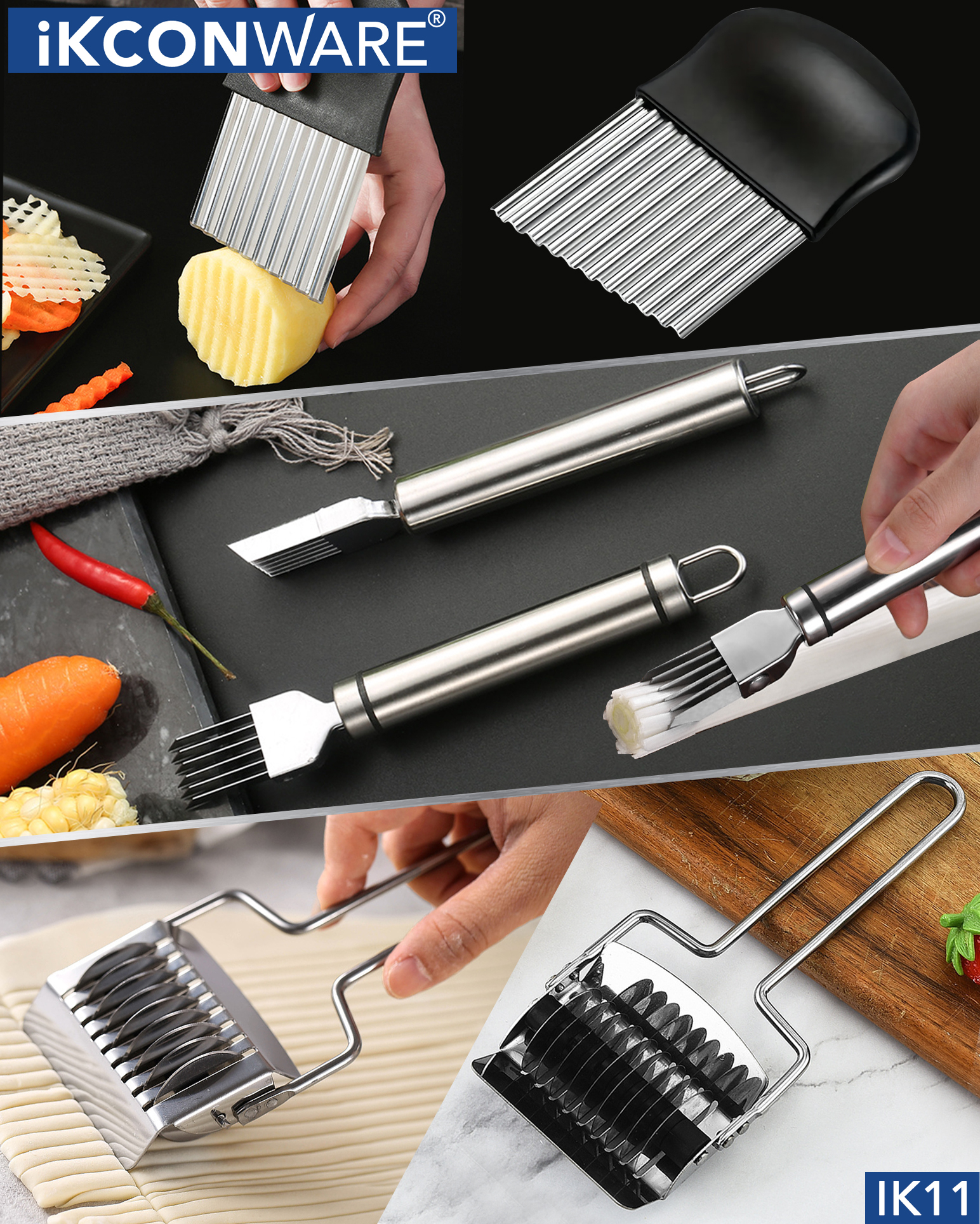 El mejor juego para cortar pasta y verduras: imprescindible para cualquier cocina