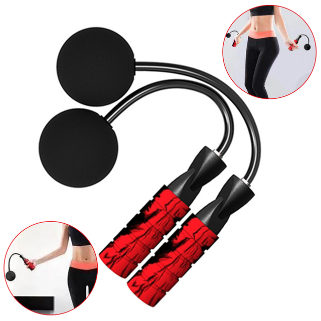 Cuerda para saltar para fitness, rodamiento de bolas sin enredos, cuerda para saltar inalámbrica sin cuerda