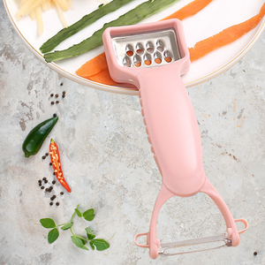 Pelador de cocina, pelador de frutas y verduras, herramienta de cocina giratoria multifuncional de 360 ​​grados, cortador de zanahorias y patatas, rallador, utensilios para frutas y melón