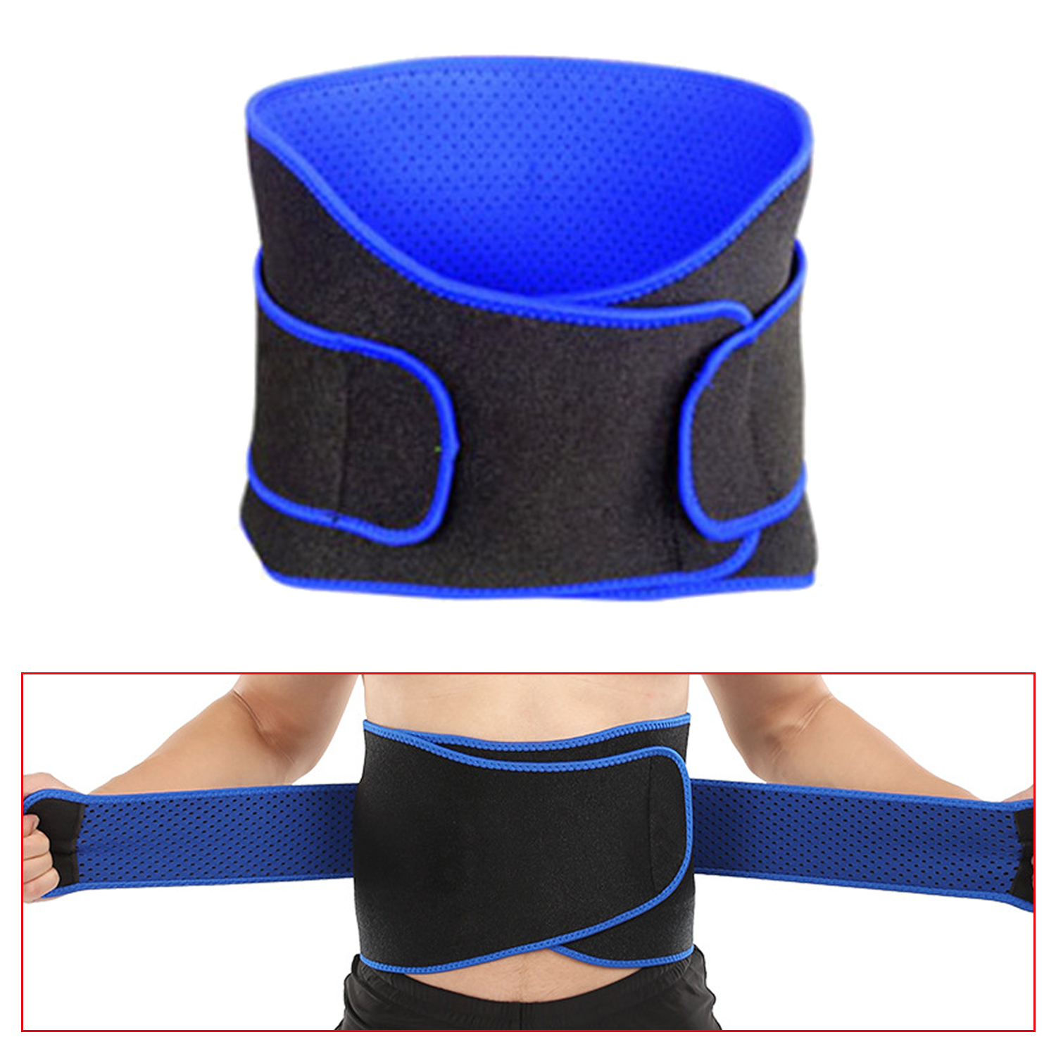 Entrenador de cintura elástica, cinturón deportivo para Fitness, cinturón reductor de cintura, cinturón delgado para el vientre para Fitness Unisex