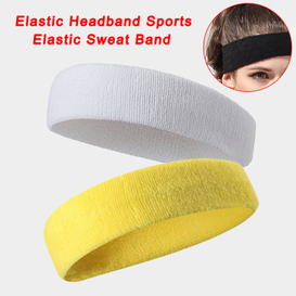 Banda para el sudor de entrenamiento para la cabeza, banda para el sudor de algodón para Yoga, gimnasio, banda elástica para la cabeza para deporte, bandas elásticas para el sudor, banda para el sudor deportiva de seguridad