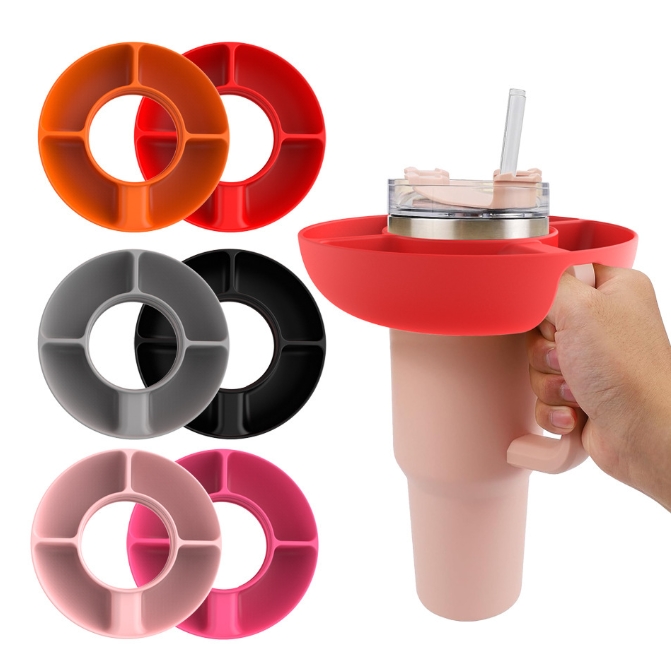 Bandeja de silicona para refrigerios (apto para tazas de 40 oz)