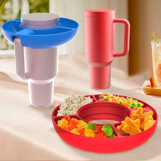 Bandeja de silicona para refrigerios (apto para tazas de 40 oz)