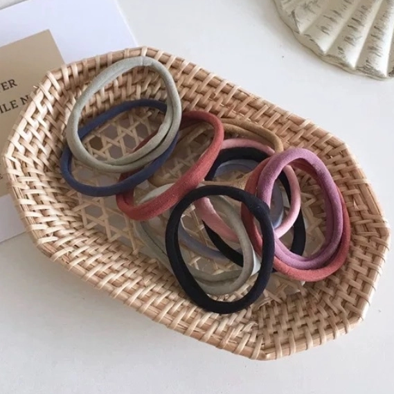 Juego de 20 bandas para el cabello multicolores vibrantes